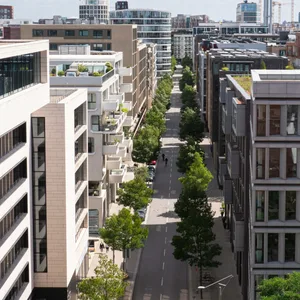Blick auf Gebäude in der HafenCity. (Symbolbild)