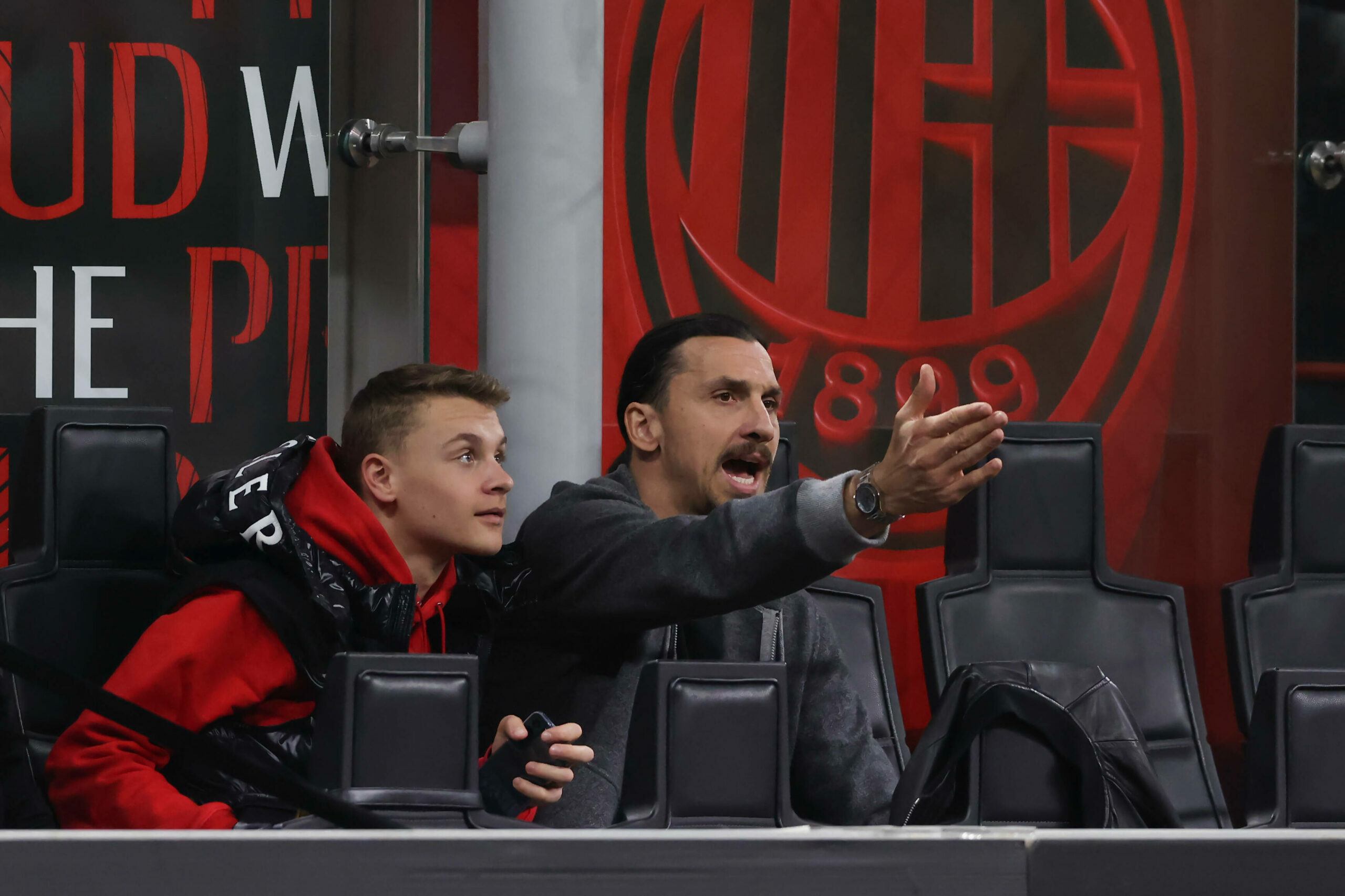 Zlatan und Maximilian Ibrahimovic