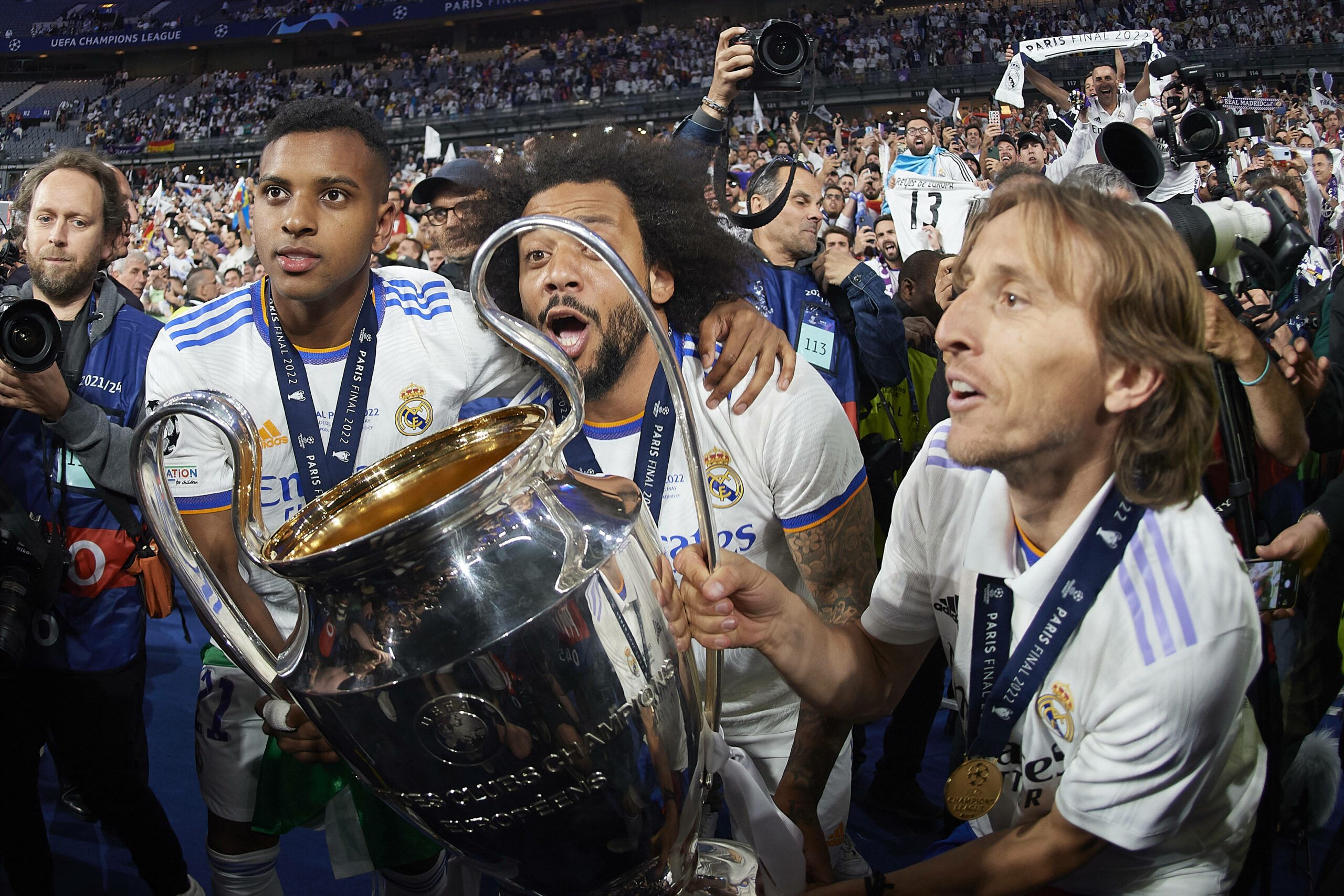 Marcelo gewann mit Real Madrid Ende Mai ein fünftes Mal die Champions League.