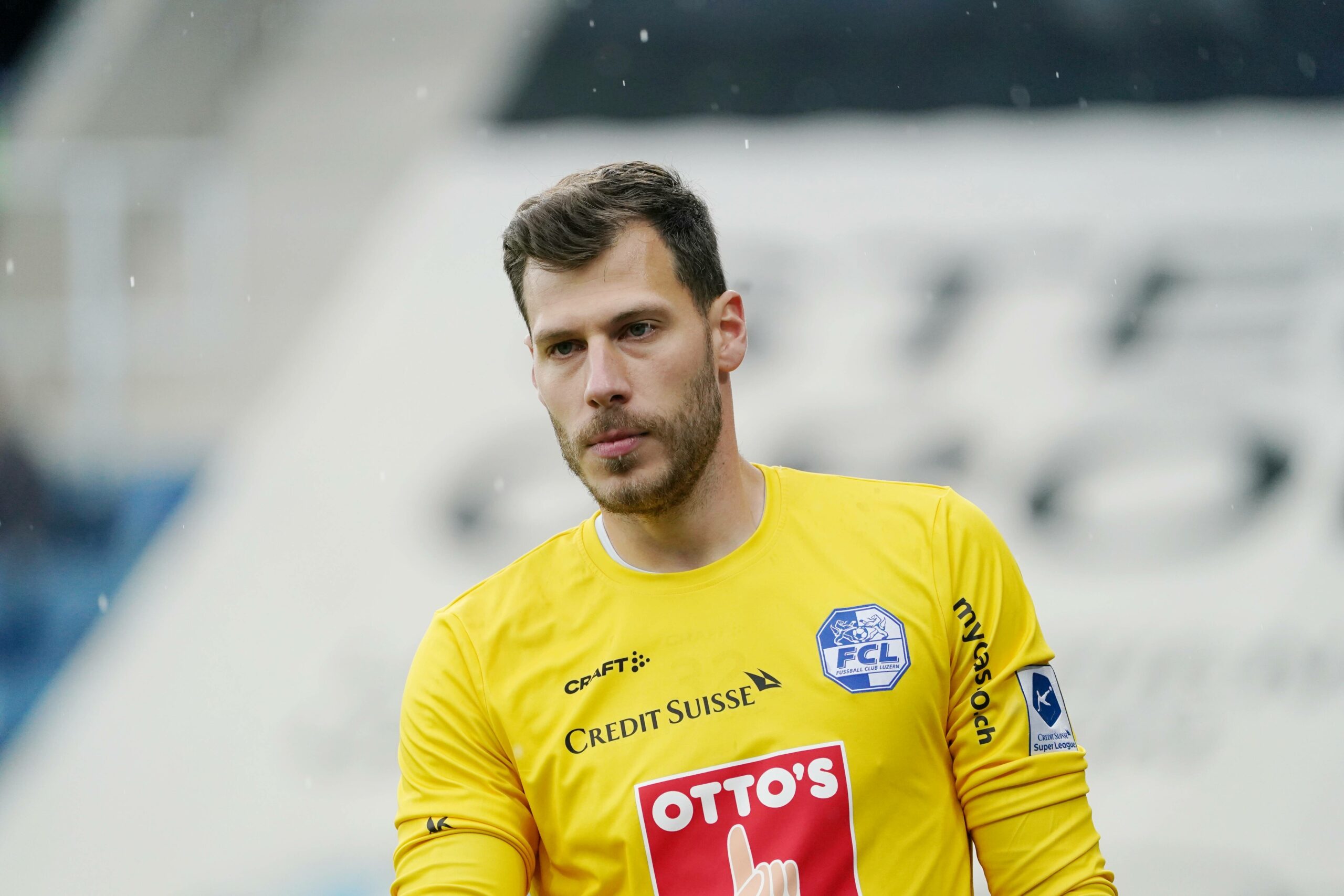 Marius Müller im Trikot des FC Luzern.