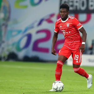Alphonso Davies in Aktion