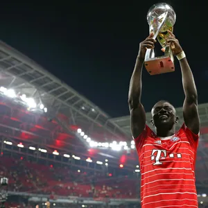 Bayern-Neuzugang Sadio Mané konnte am Wochenende den ersten Titel mit dem deutschen Rekordmeister gewinnen.