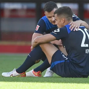 Filip Uremovic und Marc Oliver Kempf von Hertha BSC