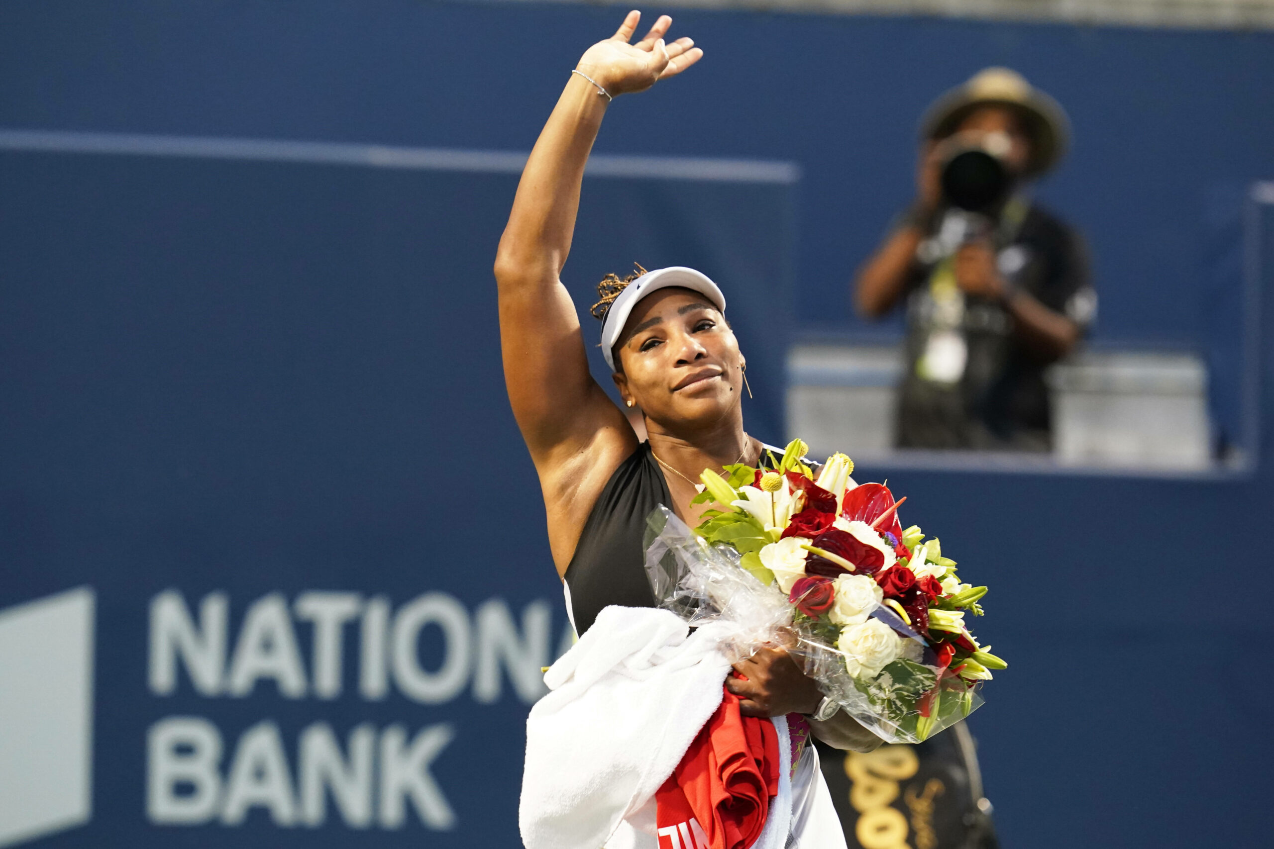 Trotz einer Niederlage wurde Serena Williams von den Fans gefeiert.