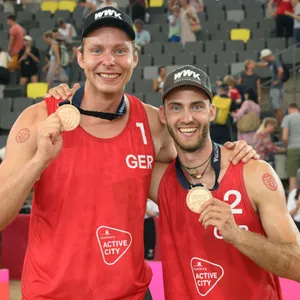 Nils Ehlers (l.) und Clemens Wickler