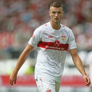 Sasa Kalajdzic beim Bundesliga-Spiel gegen Freiburg.