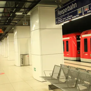 Die S-Bahn-Haltestelle Reeperbahn (Archivbild).