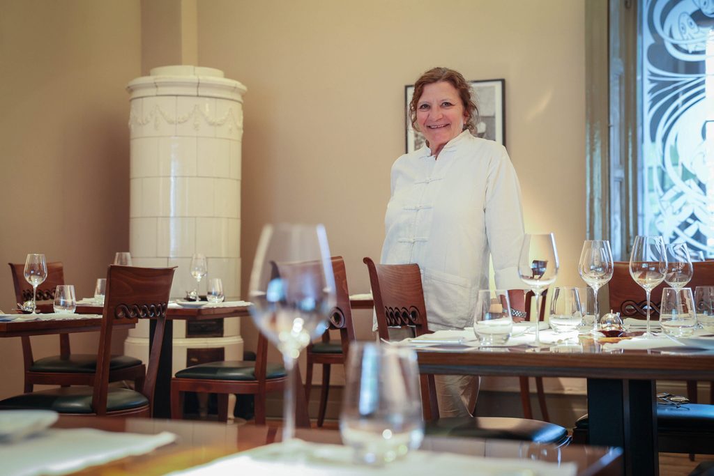 Anna Sgroi in ihrem Restaurant in der Milchstraße