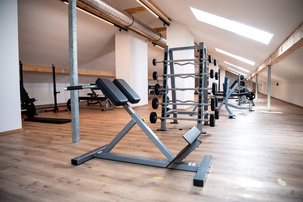 Im Offshore-Quartier Borkum gibt es unter anderem ein eigenes Fitnessstudio.