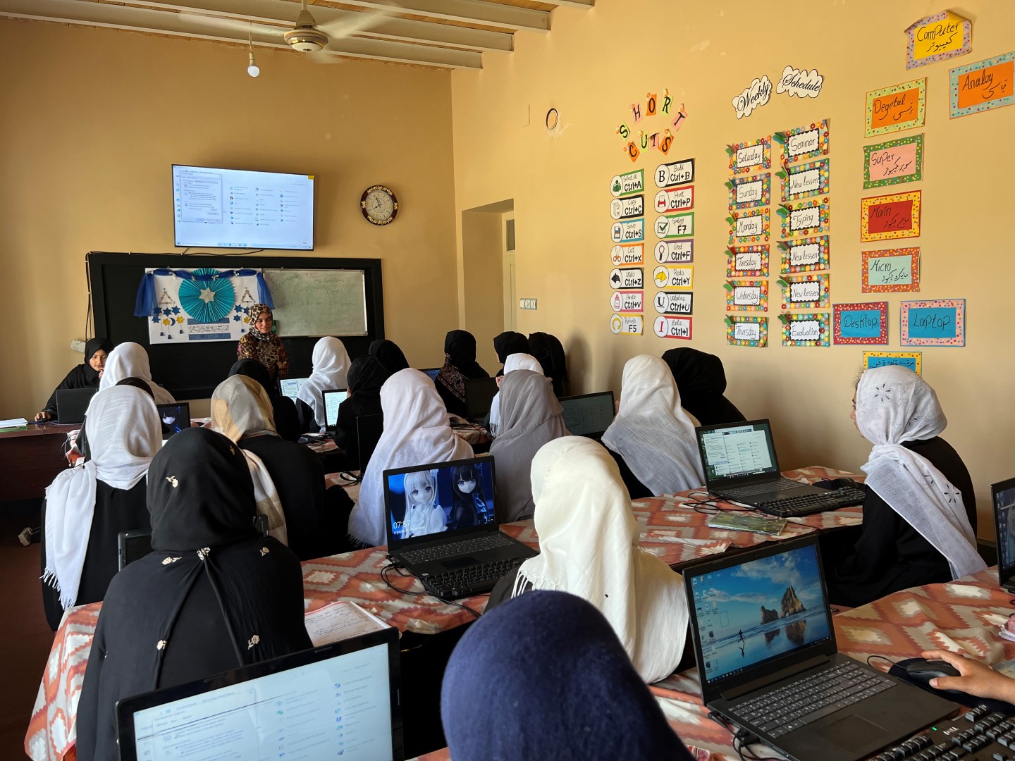 Klassenraum in Afghanistan