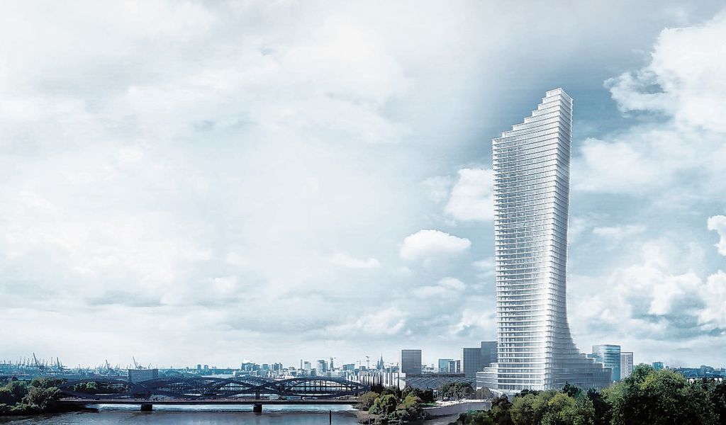 Mit 245 Metern soll der „Elbtower“ in zwei Jahren Hamburgs höchstes Gebäude sein. Der Bau ist extrem umstritten.