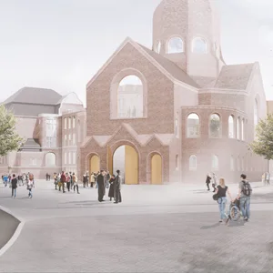 Visualisierung der Bornplatzsynagoge