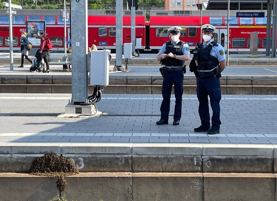 Bundespolizisten nehmen Flaschensammler am Hauptbahnhof fest