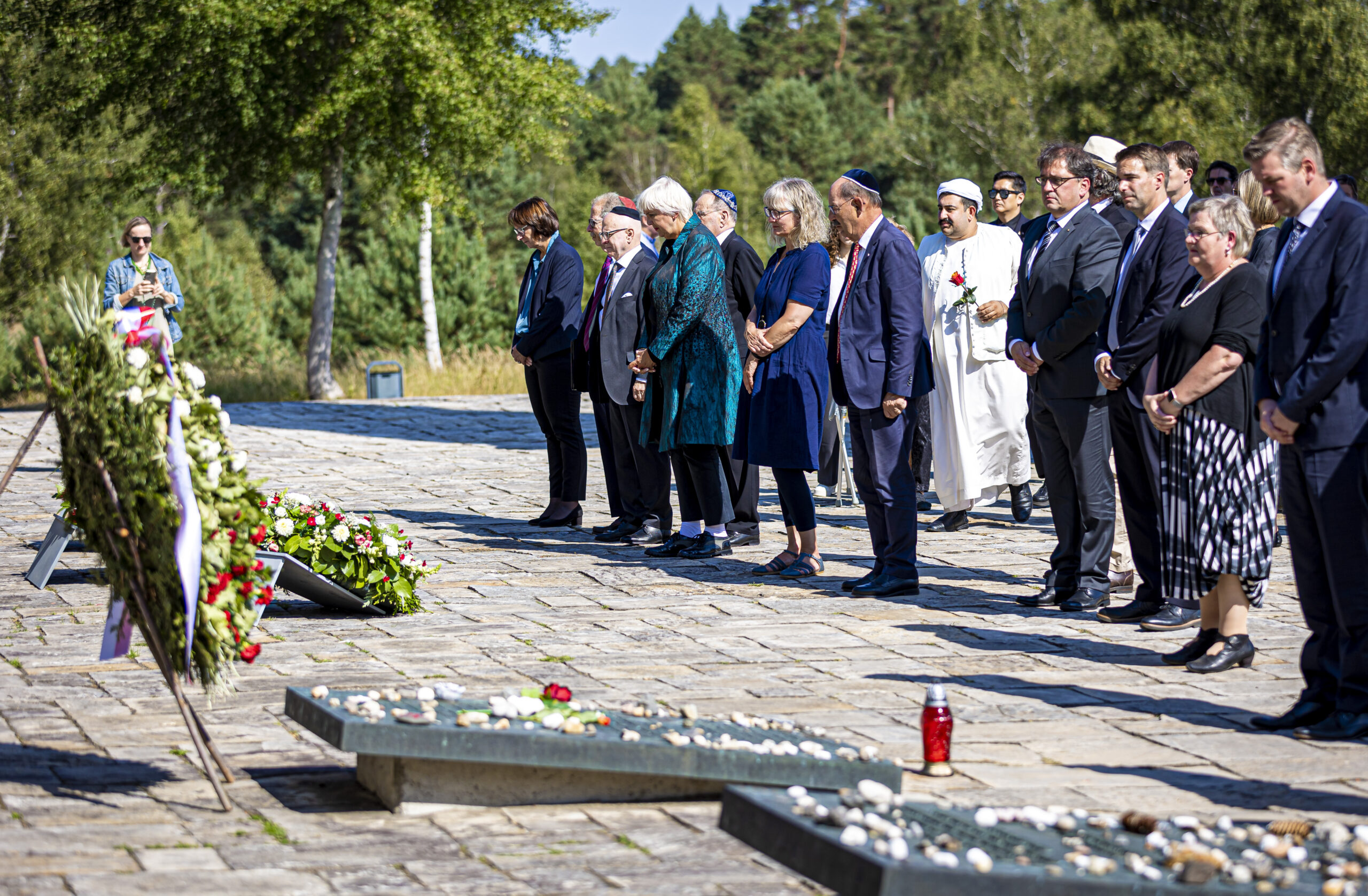 Gedenken in Bergen-Belsen