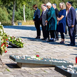 Gedenken in Bergen-Belsen