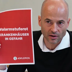 Joachim Gemmel, Vorsitzender der Hamburgischen Krankenhausgesellschaft, macht sich Sorgen um die wirtschaftliche Lage der Kliniken.