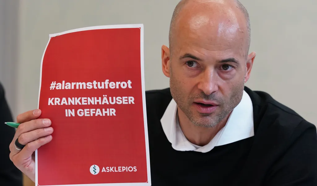 Joachim Gemmel, Vorsitzender der Hamburgischen Krankenhausgesellschaft, macht sich Sorgen um die wirtschaftliche Lage der Kliniken.