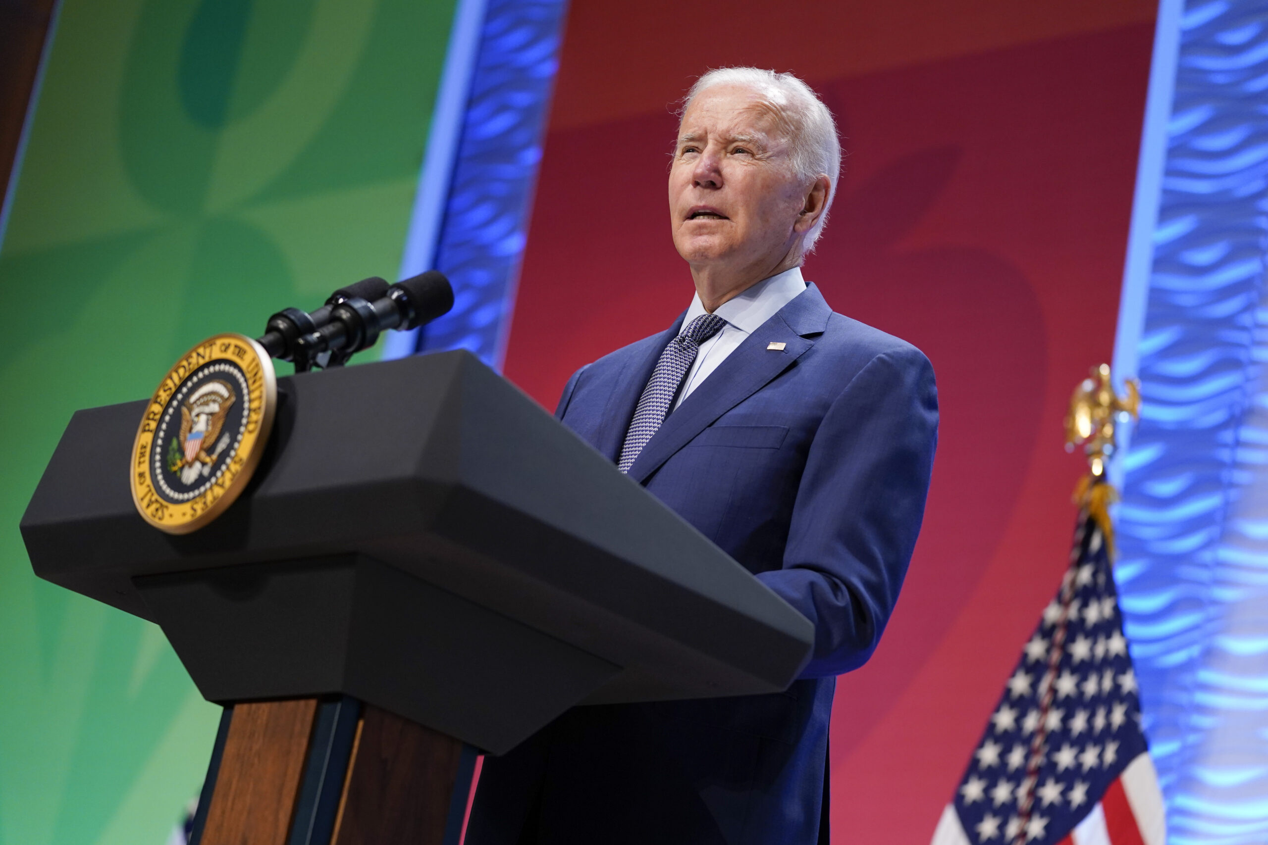 Joe Biden, Präsident der USA, sorgte mit einem erneuten Versprecher für Wirbel.