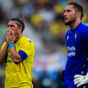 Pacha Espino und Jeremias Ledesma von Cadiz FC