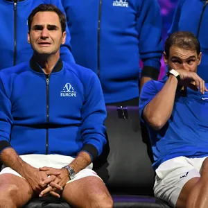Roger Federer und Rafael Nadal