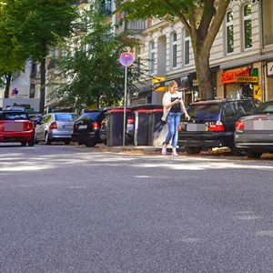 Das Grindelviertel: Der Plan, daraus eine Fahrradzone zu machen, ist gescheitert.