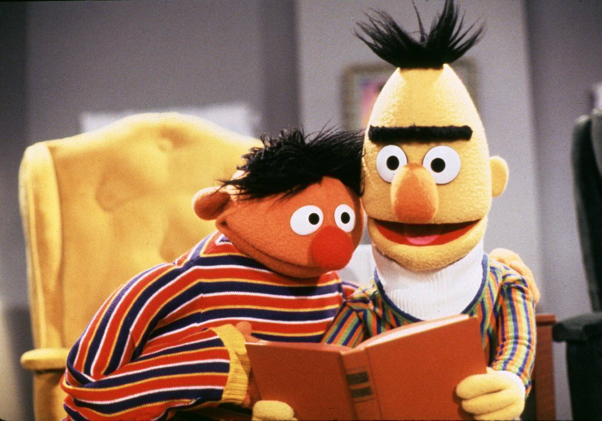 Beste Freunde seit fünfzig Jahren und echte Kultfiguren: Ernie (l.) und Bert.