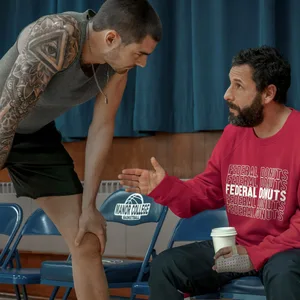 Adam Sandler und Juancho Hernangomez