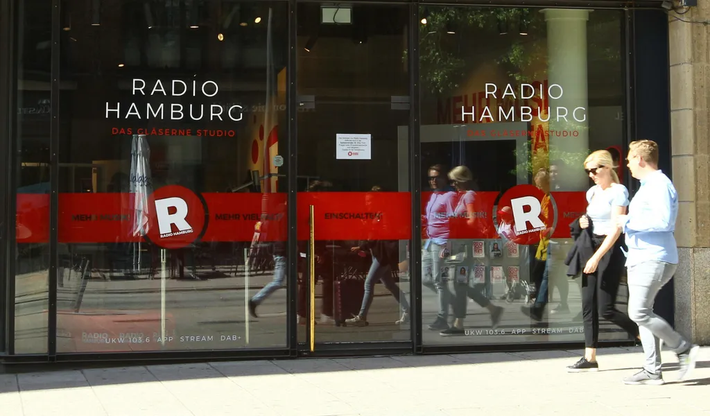 Die Redaktions- und Studioräume von Radio Hamburg in der Spitalerstraße. (Symbolbild)