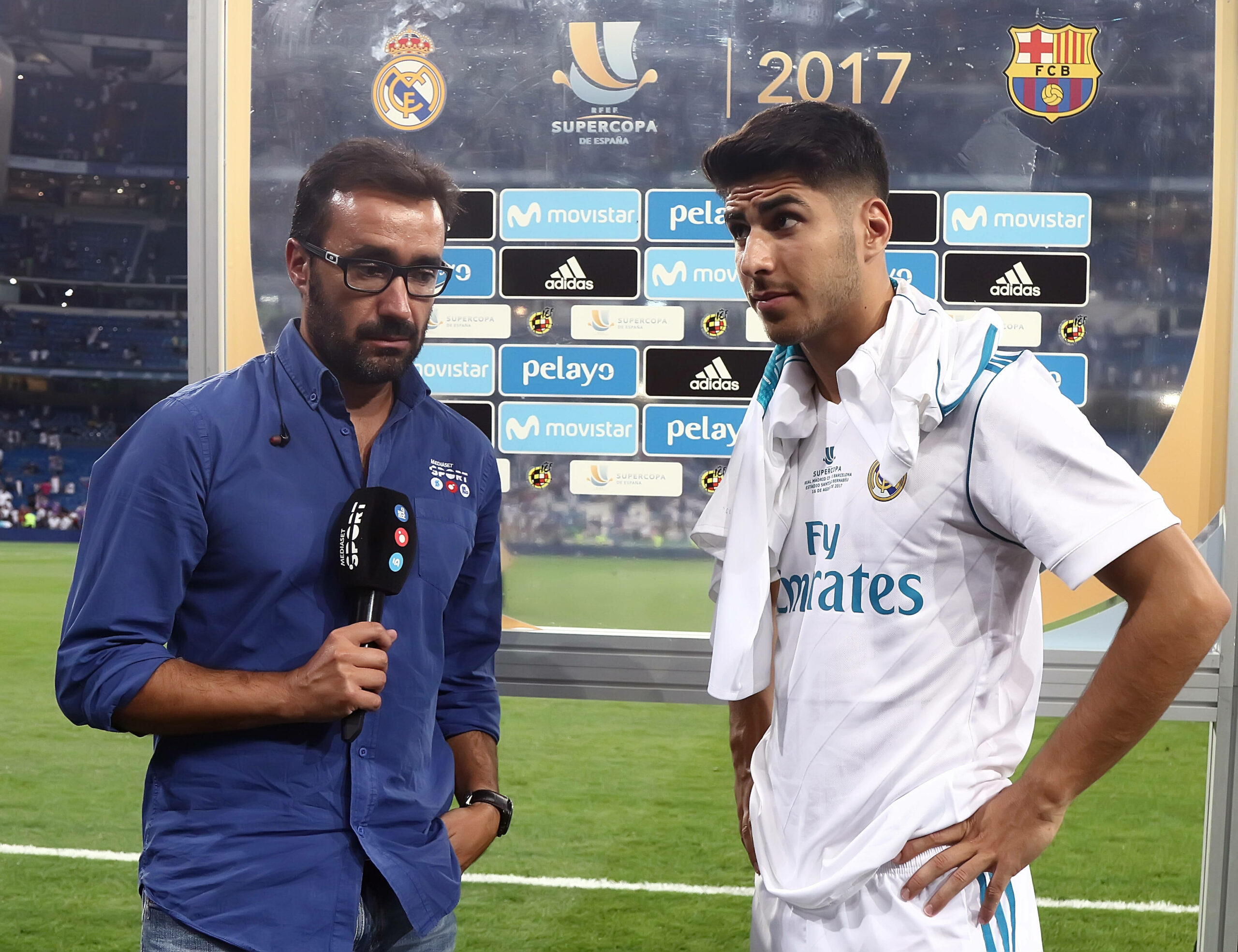 TV-Interview in La Liga