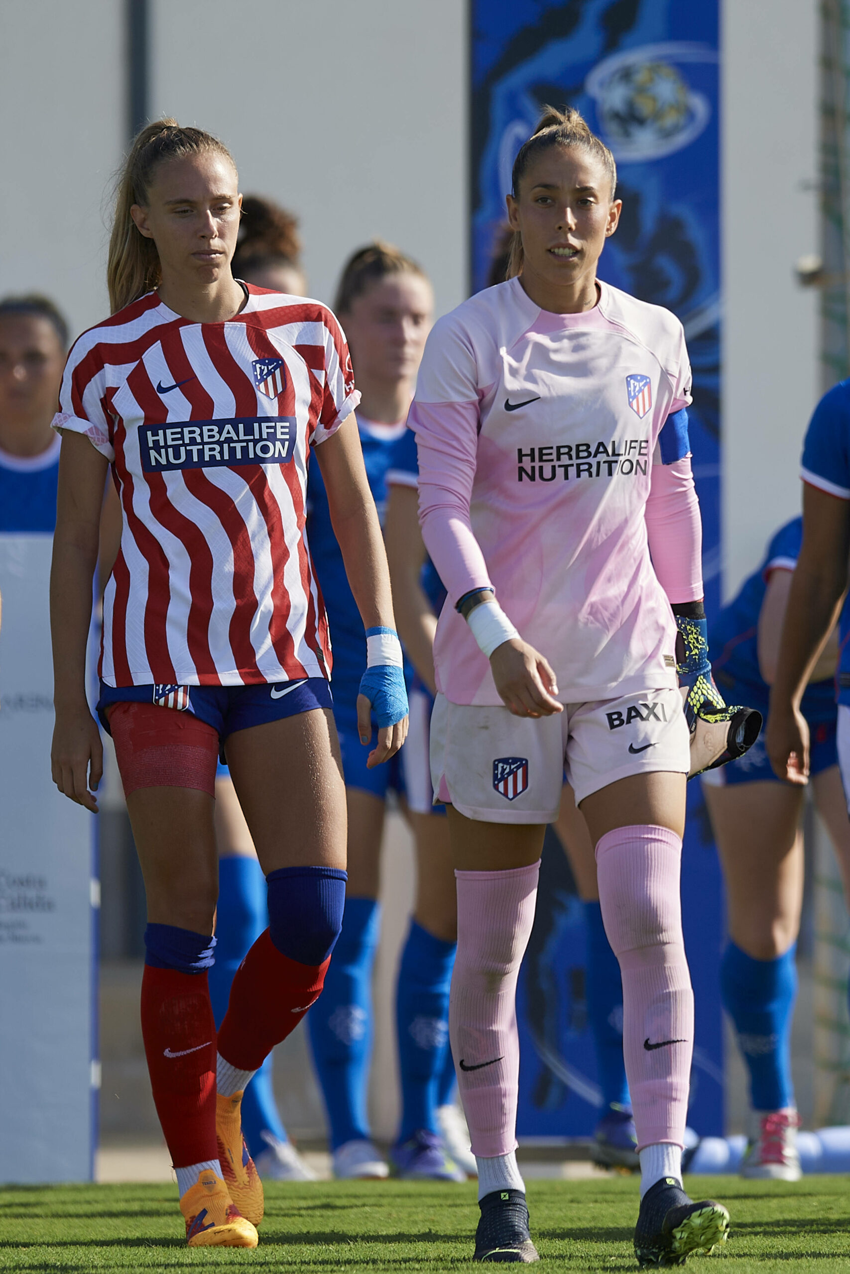 Mataine Lopez und Lola Gallardo von Atlético Madrid