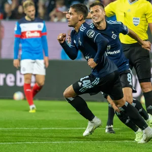 Laszlo Bénes und Ludovit Reis jubeln
