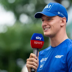 Mick Schumacher am Sky-Mikrofon