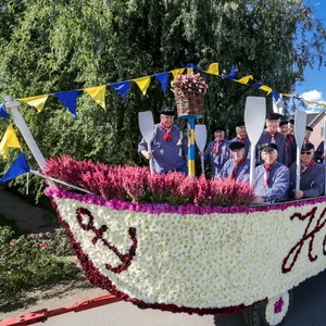 Der Erntedank-Umzug in Kirchwerder.(Archivfoto)