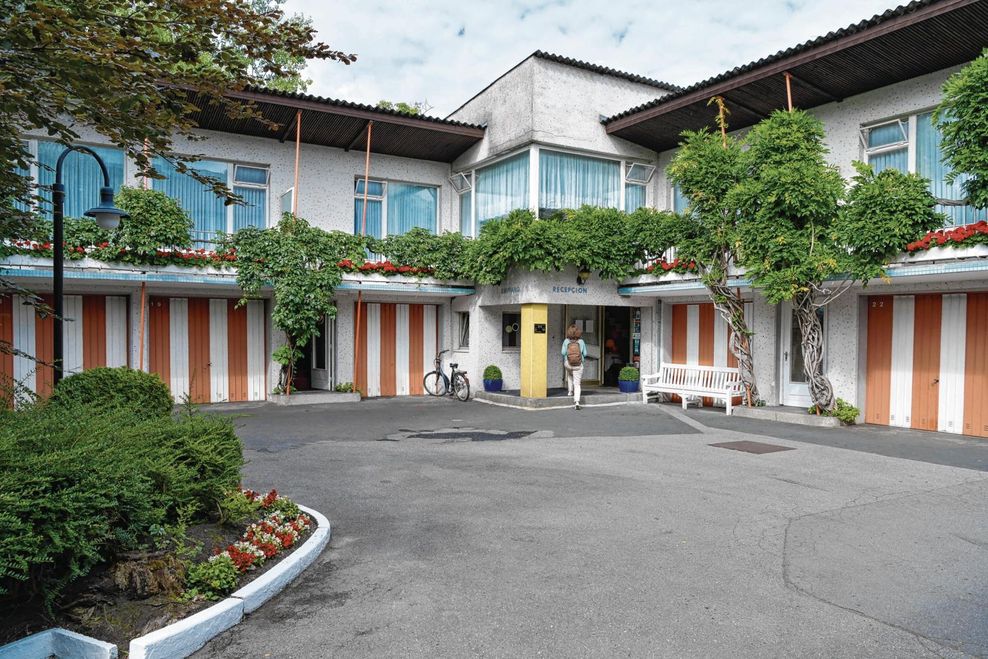 Hamburgs erstes Motel ist seit über 60 Jahren zumindest von außen unverändert.