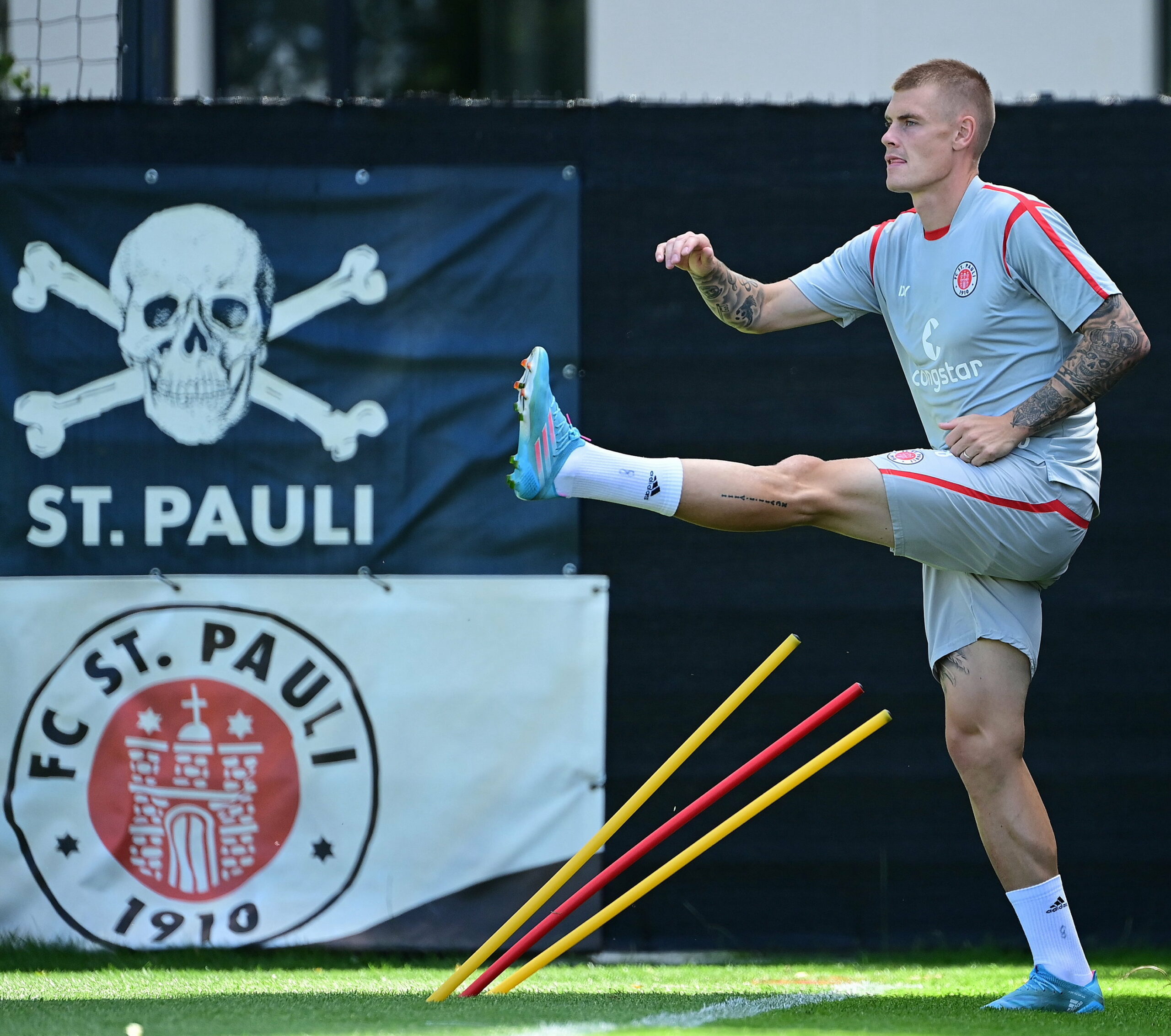 Eric Smith im St. Pauli-Training