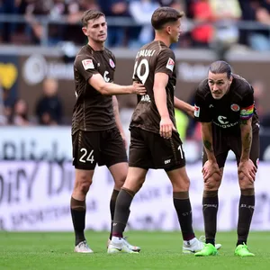 Connor Metcalfe, Luca-Milan Zander und Jackson Irvine