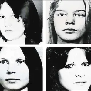 Alle sechs Frauen sind bis heute verschwunden (v. l. oben im Uhrzeigersinn): Jutta Schneefuß, Angelika Kielmann, Andrea Martens, Anja Beggers, Anke Streckenbach, Christina Bohle.