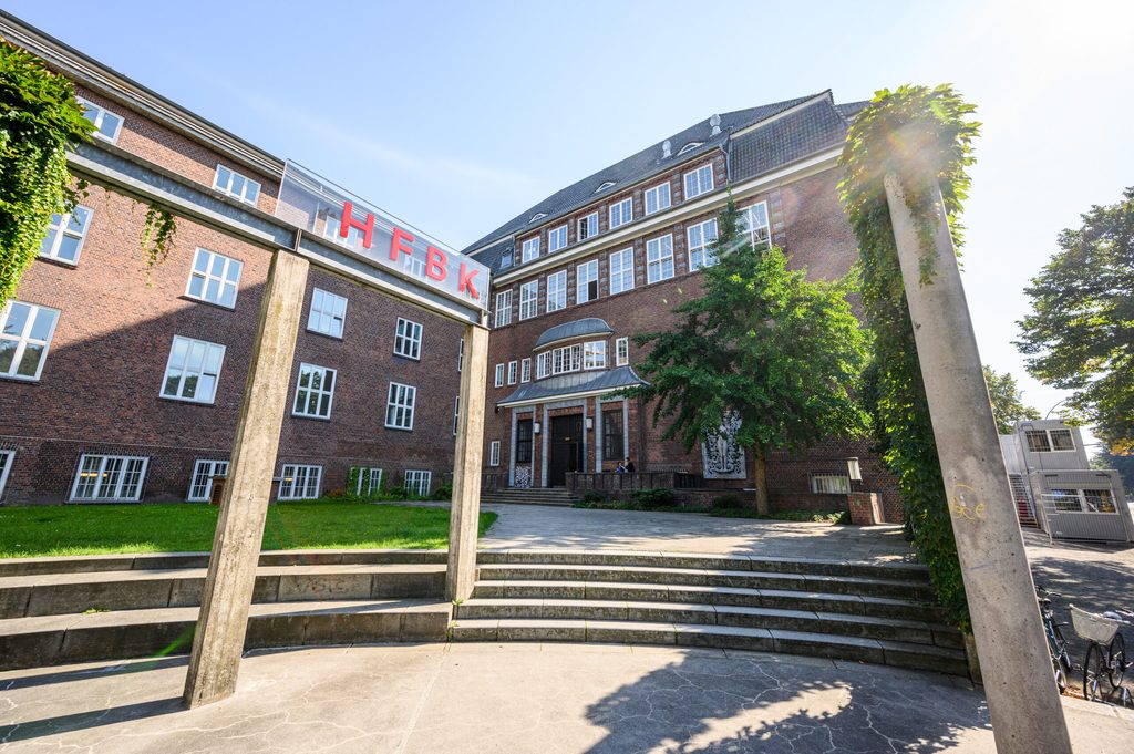 Das Logo der Hamburger Hochschule für bildende Künste (HFBK).