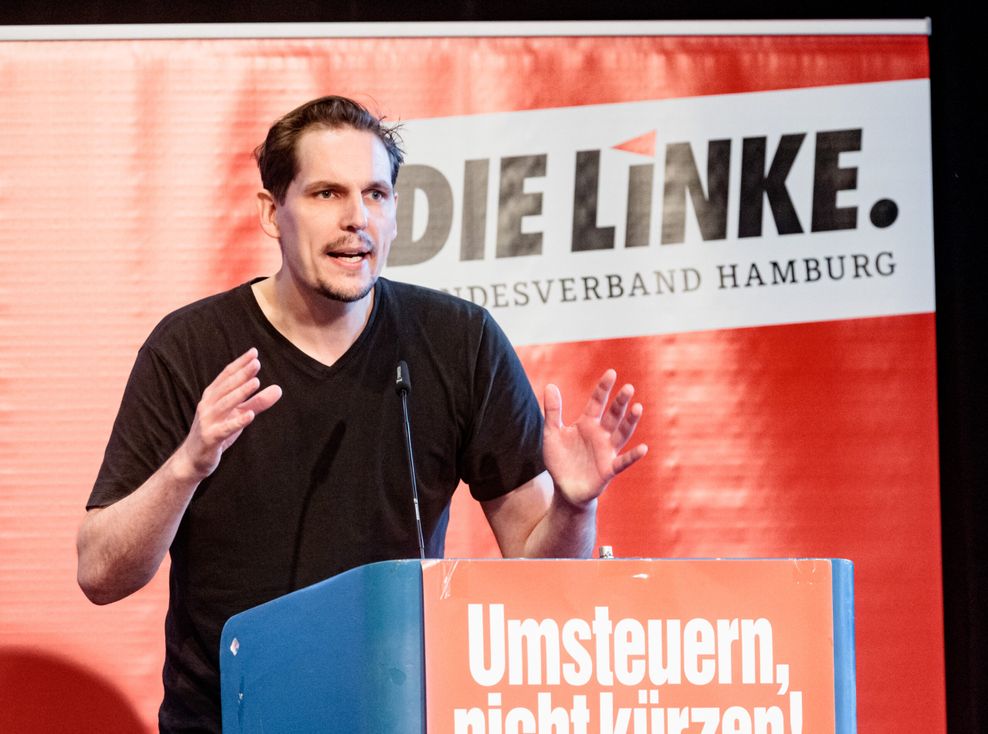 Thomas Iwan ist Co-Chef der Hamburger Linken – und verurteilt die Teilnahme an der „Friedensdemo”.
