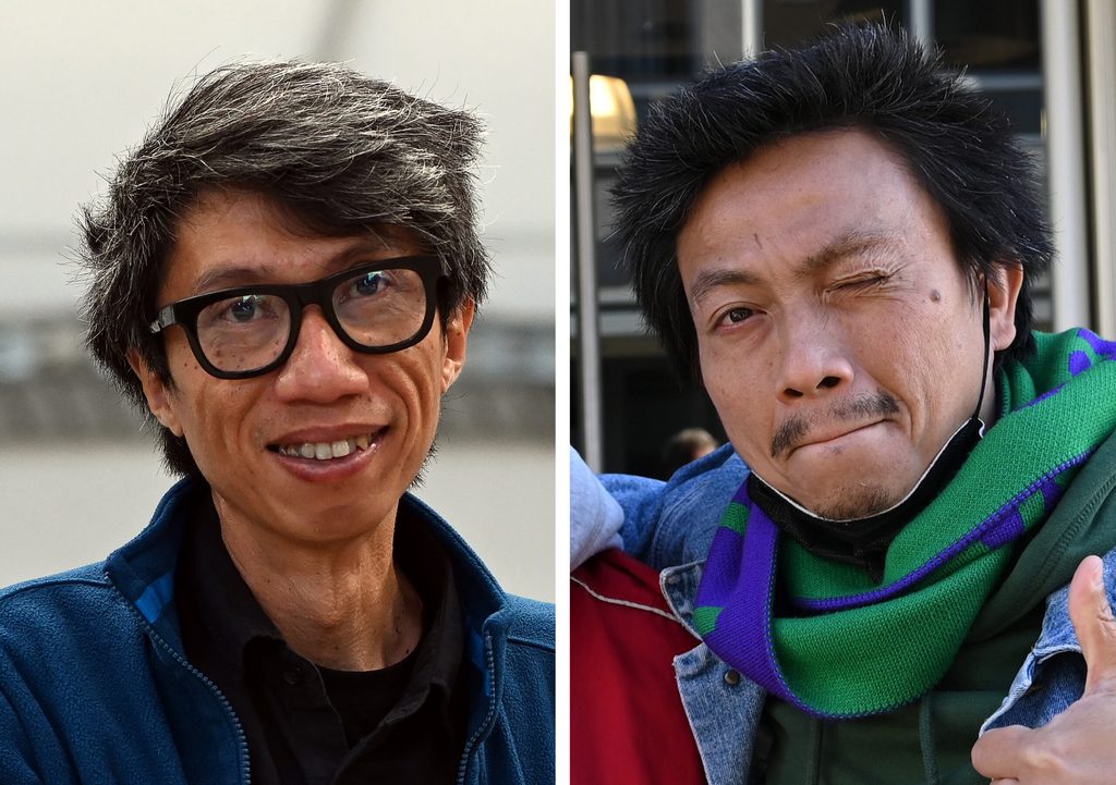 Iswanto Hartono (l.) und Reza Afisina vom Künstlerkollektiv Ruangrupa.