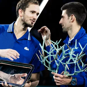 Daniil Medvedev (l.) und Novak Djokovic wollen bei den Australien Open 2023 dabei sein.