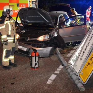Bei Hamburg: Betrunkener Fahrer bei Unfall verletzt