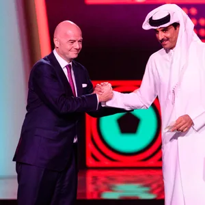 Gianni Infantino und der Emir von Katar