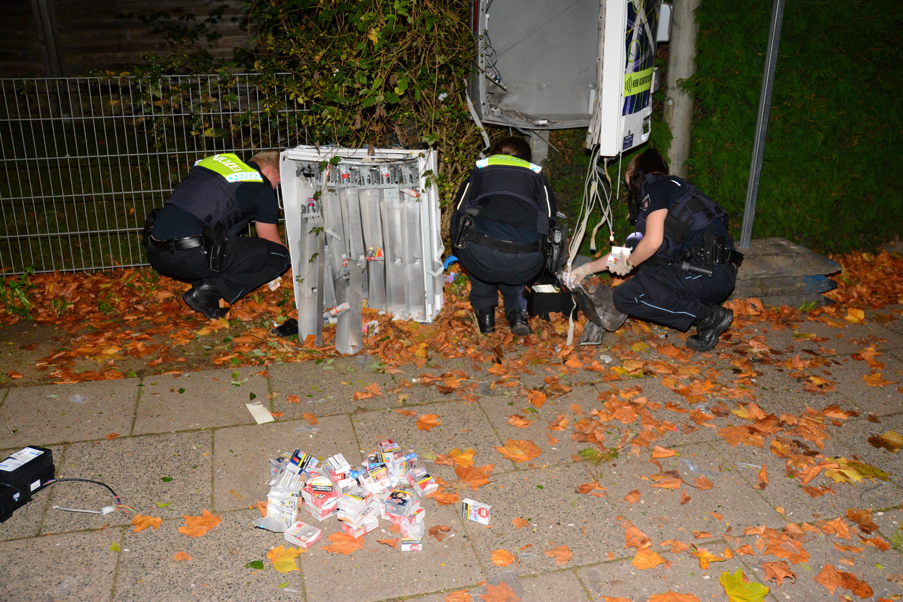 Zigarettenautomat in Hamburg gesprengt – Tätern gelingt die Flucht