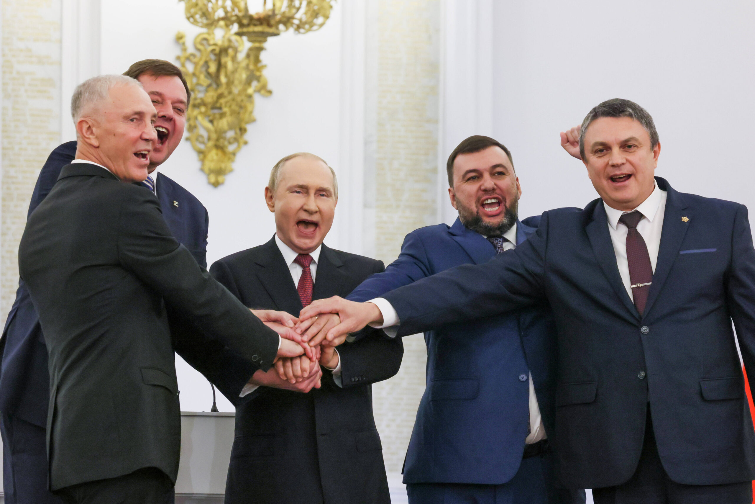 Putin bei der Annexion
