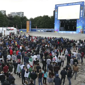 Public Viewing in Frankreich bei der EM 2016