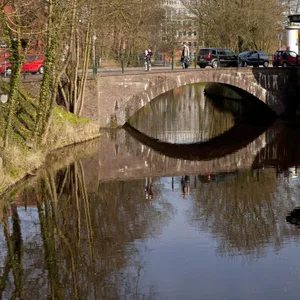 Der Stadtgraben in Emden