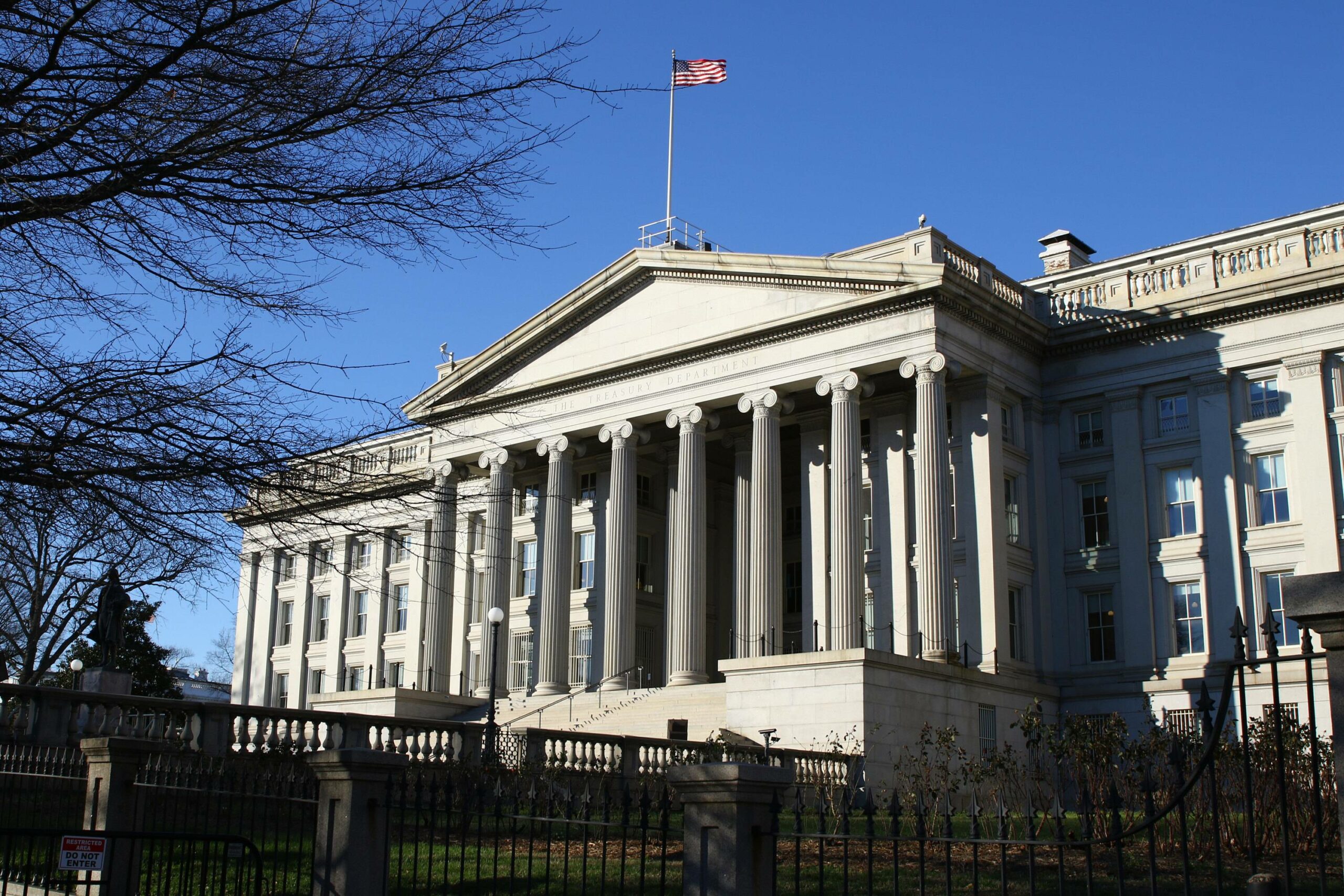 Washington US-Finanzministerium in der 14th Street