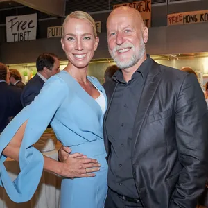 Rainer Schaller mit Freundin Christiane Schikorsky