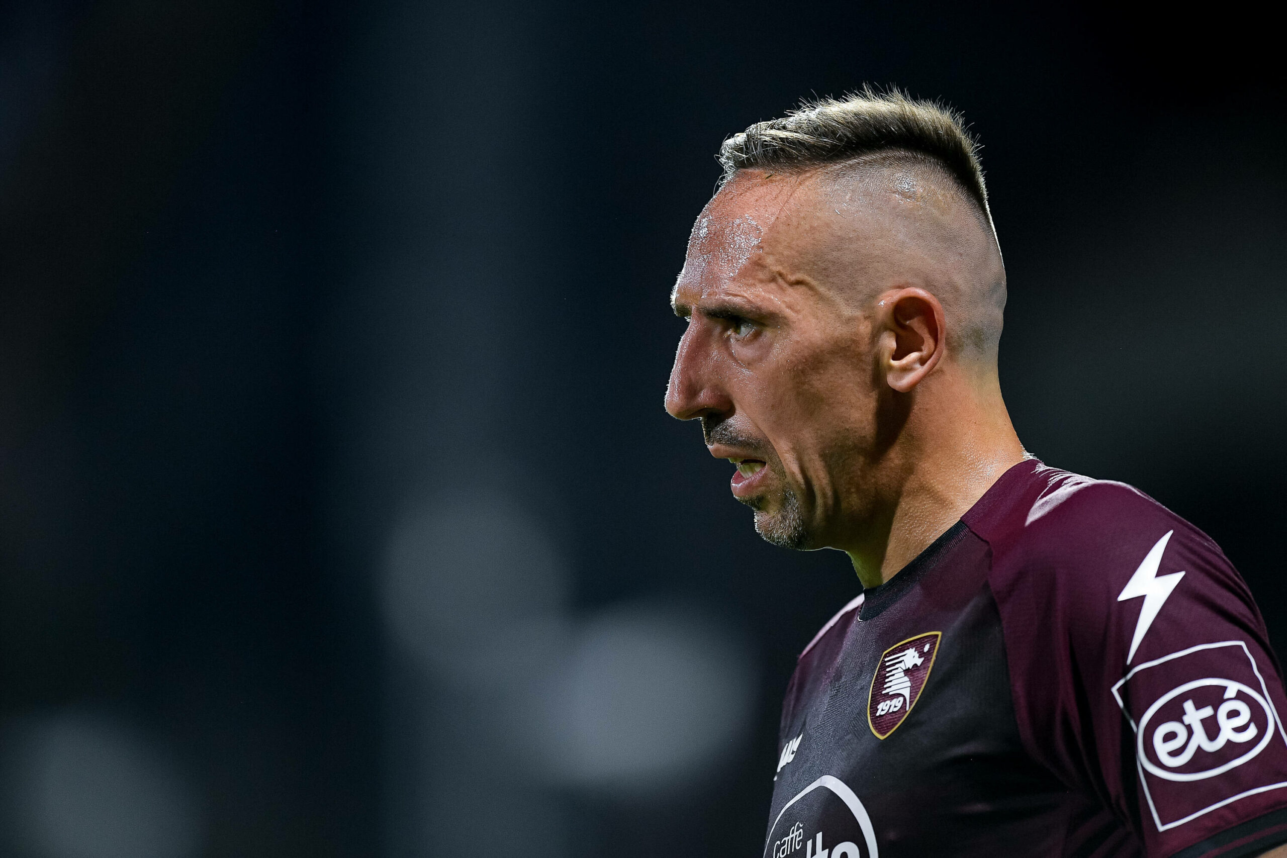 Franck Ribéry im Dress der US Salernitana.